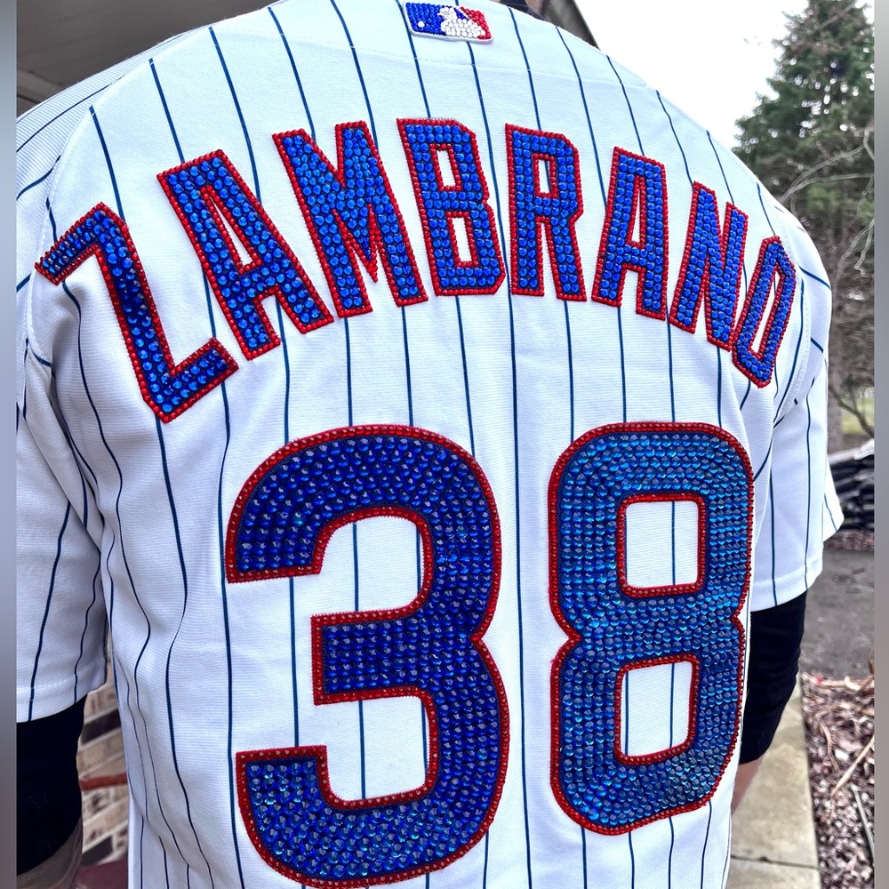 Chicago Cubs rhinestone Jersey